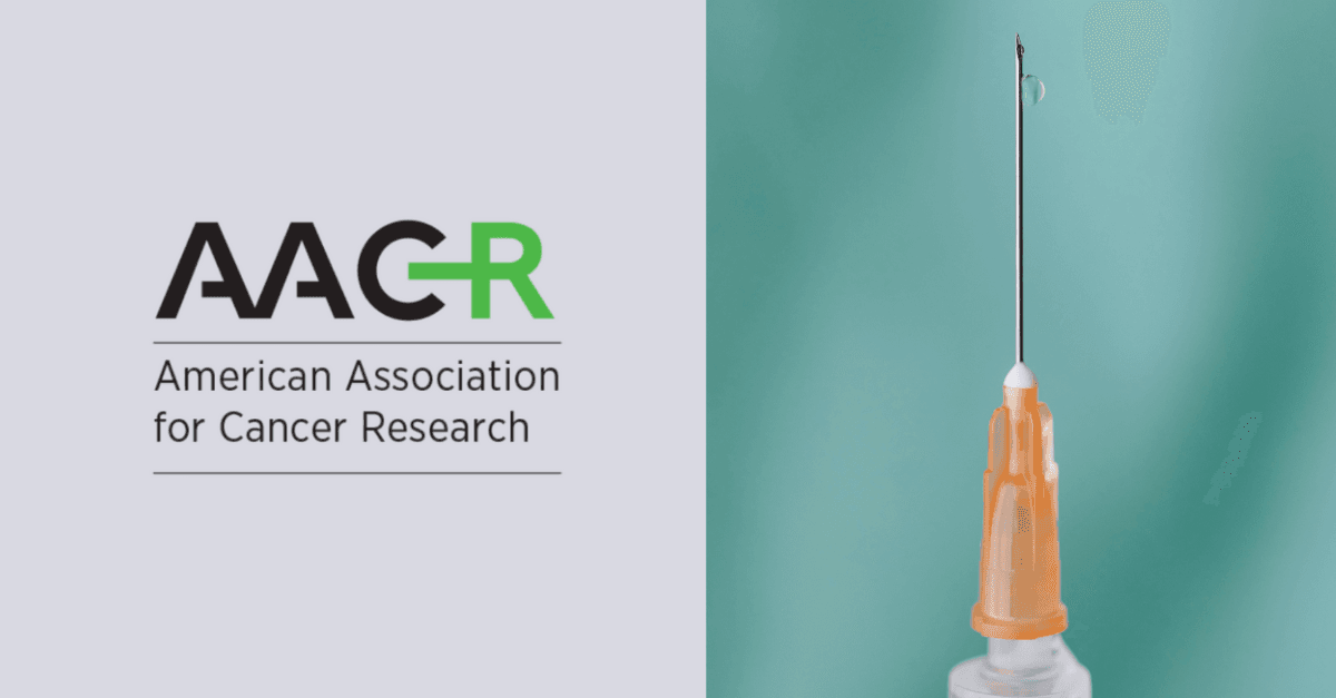 AACR Logo and Vaccine Image